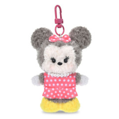Japan Disney Store Minimini Flat Plush Keychain - Minnie