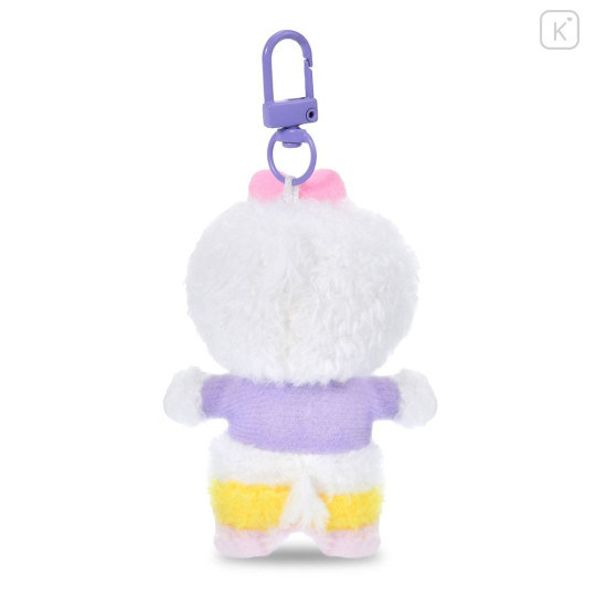 Japan Disney Store Minimini Flat Plush Keychain - Daisy - 3