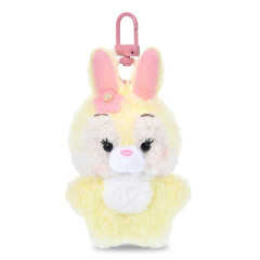 Japan Disney Store Minimini Flat Plush Keychain - Miss Bunny