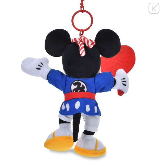 Japan Disney Store Plush Keychain - Mickey : Matsuri - 4