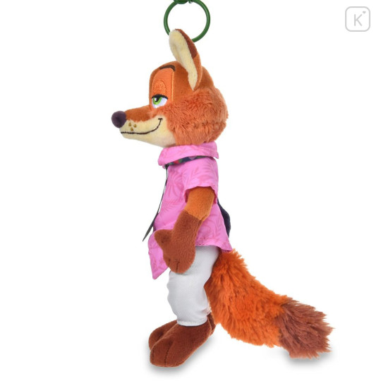 Japan Disney Store Plush Keychain - Zootopia Nick Wilde : Tropical - 2