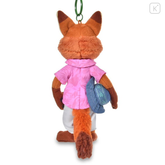 Japan Disney Store Plush Keychain - Zootopia Nick Wilde : Tropical - 3