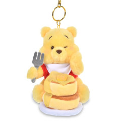 Japan Disney Store Plush Keychain - Pooh : Hunny Day Delicious