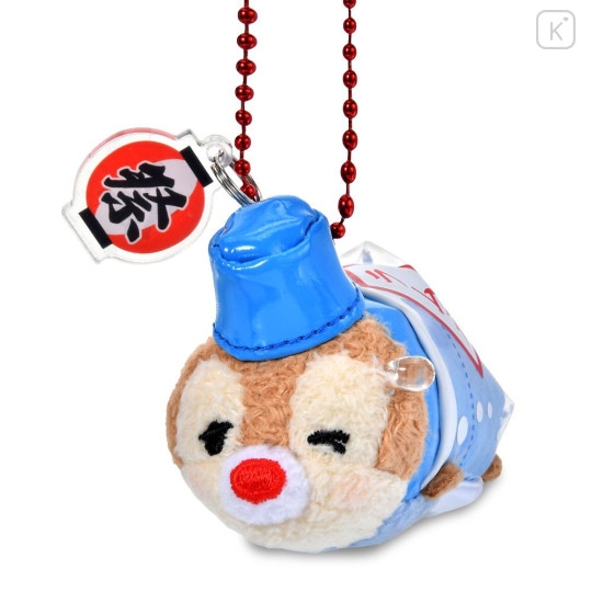 Japan Disney Store Tsum Tsum Plush Keychain - Dale : Japanese Matsuri Food - 1