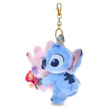 Japan Disney Store Plush Keychain - Angel & Stitch - 2