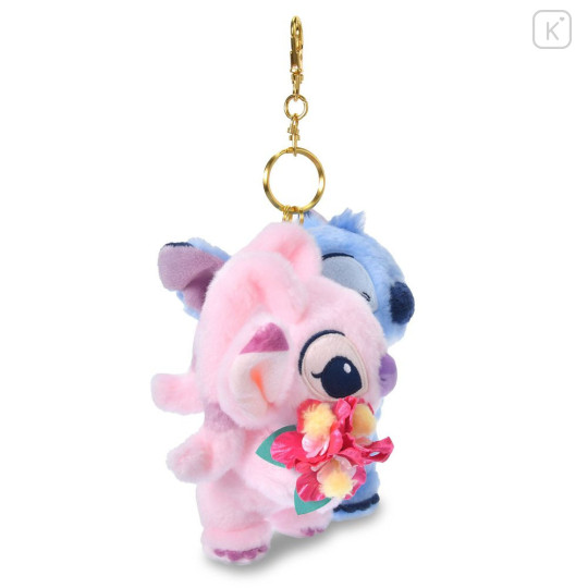 Japan Disney Store Plush Keychain - Angel & Stitch - 3