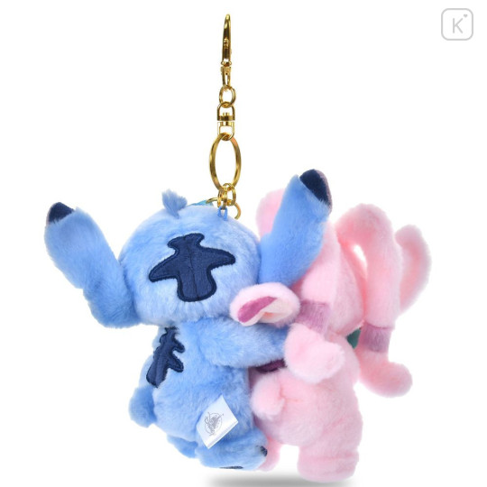Japan Disney Store Plush Keychain - Angel & Stitch - 4