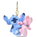 Japan Disney Store Plush Keychain - Angel & Stitch - 4