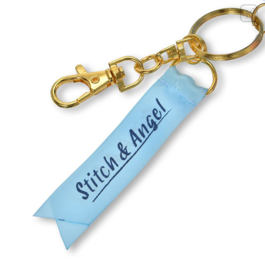 Japan Disney Store Plush Keychain - Angel & Stitch - 5