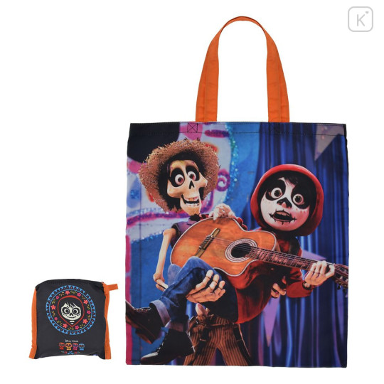Japan Disney Store Eco Bag with Pouch - Coco : Miguel & Hector - 2