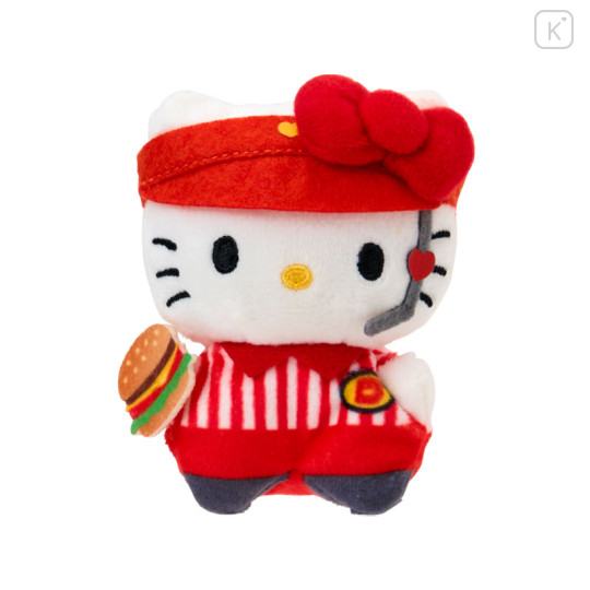 Japan Sanrio Original Plush Toy - Hello Kitty : Super Cute Adventures Chima Pote Collection Hamburger Shop - 1