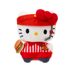 Japan Sanrio Original Plush Toy - Hello Kitty : Super Cute Adventures Chima Pote Collection Hamburger Shop