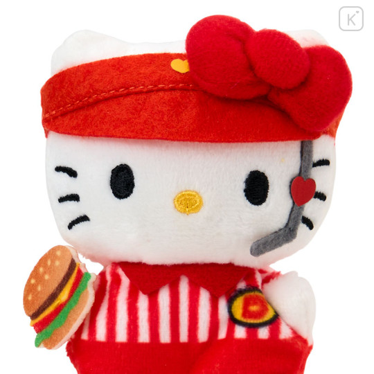 Japan Sanrio Original Plush Toy - Hello Kitty : Super Cute Adventures Chima Pote Collection Hamburger Shop - 3