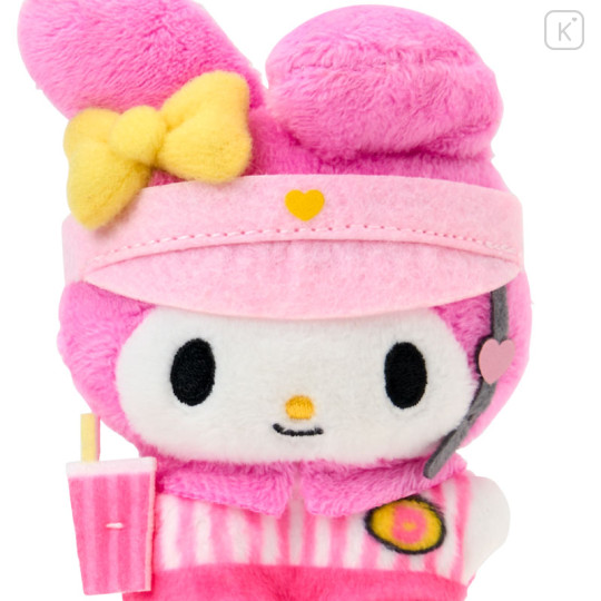 Japan Sanrio Original Plush Toy - My Melody : Super Cute Adventures Chima Pote Collection Hamburger Shop - 3