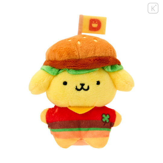 Japan Sanrio Original Plush Toy - Pompompurin : Super Cute Adventures Chima Pote Collection Hamburger Shop - 1