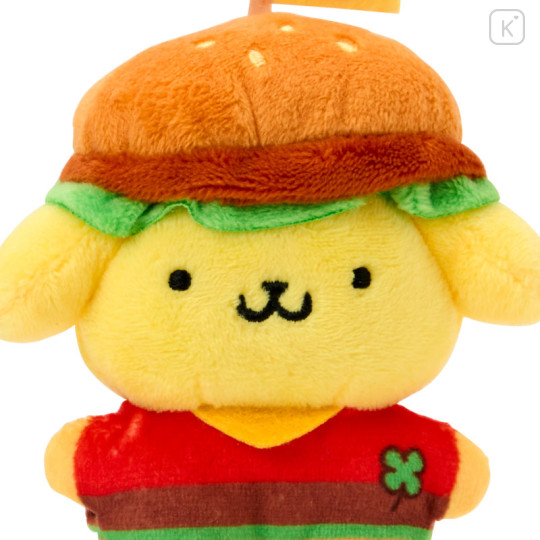 Japan Sanrio Original Plush Toy - Pompompurin : Super Cute Adventures Chima Pote Collection Hamburger Shop - 3