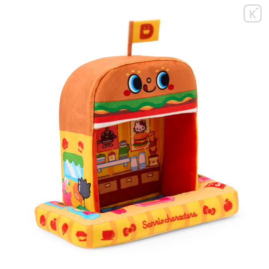 Japan Sanrio Original Plush House - Super Cute Adventures Chima Pote Collection Hamburger Shop - 2