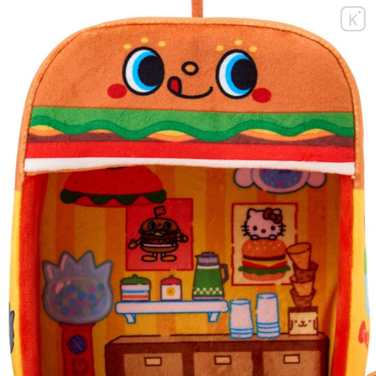 Japan Sanrio Original Plush House - Super Cute Adventures Chima Pote Collection Hamburger Shop - 4