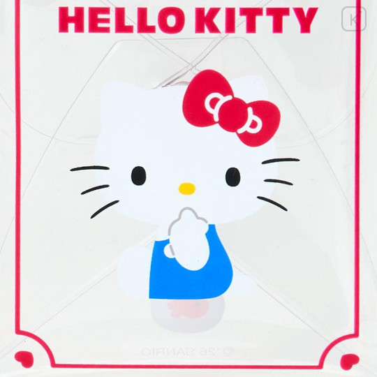 Japan Sanrio Original Clear Accessory Case with Carabiner - Hello Kitty - 4