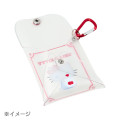 Japan Sanrio Original Clear Accessory Case with Carabiner - Pompompurin - 3