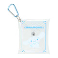 Japan Sanrio Original Clear Accessory Case with Carabiner - Cinnamoroll - 1