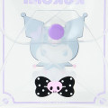 Japan Sanrio Original Clear Accessory Case with Carabiner - Kuromi - 5