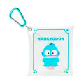 Japan Sanrio Original Clear Accessory Case with Carabiner - Hangyodon - 1