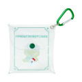 Japan Sanrio Original Clear Accessory Case with Carabiner - Keroppi - 2