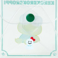 Japan Sanrio Original Clear Accessory Case with Carabiner - Keroppi - 5