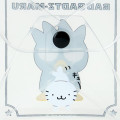 Japan Sanrio Original Clear Accessory Case with Carabiner - Badtz-maru - 5