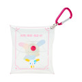Japan Sanrio Original Clear Accessory Case with Carabiner - Usahana - 2
