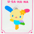Japan Sanrio Original Clear Accessory Case with Carabiner - Usahana - 4