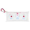 Japan Sanrio Original Long Clear Accessory Case with Carabiner - Hello Kitty - 2
