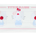 Japan Sanrio Original Long Clear Accessory Case with Carabiner - Hello Kitty - 5
