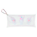 Japan Sanrio Original Long Clear Accessory Case with Carabiner - My Melody - 2