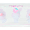 Japan Sanrio Original Long Clear Accessory Case with Carabiner - My Melody - 5