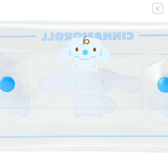 Japan Sanrio Original Long Clear Accessory Case with Carabiner - Cinnamoroll - 5