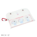 Japan Sanrio Original Long Clear Accessory Case with Carabiner - Kuromi - 3