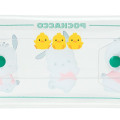 Japan Sanrio Original Long Clear Accessory Case with Carabiner - Pochacco - 5