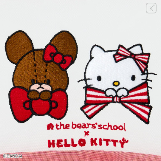 Japan Sanrio × The Bear's School Flat Mesh Pouch - Hello Kitty - 2