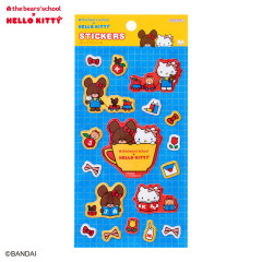 Japan Sanrio × The Bear's School Puffy Sticker - Hello Kitty : Blue