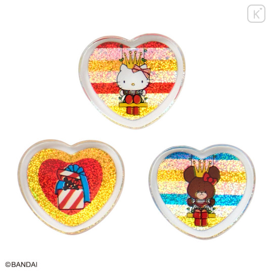Japan Sanrio × The Bear's School Marble-Style Stickers - Hello Kitty : Blue - 3