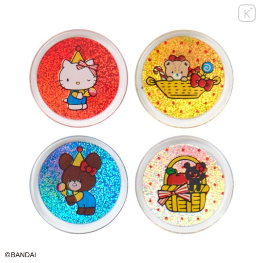 Japan Sanrio × The Bear's School Marble-Style Stickers - Hello Kitty : Blue - 4
