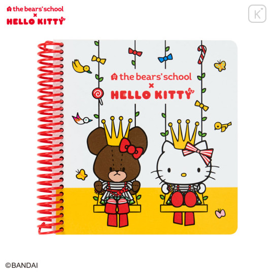 Japan Sanrio × The Bear's School Square Ring Notebook - Hello Kitty : Yellow - 1