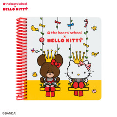 Japan Sanrio × The Bear's School Square Ring Notebook - Hello Kitty : Yellow
