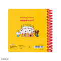 Japan Sanrio × The Bear's School Square Ring Notebook - Hello Kitty : Yellow - 2