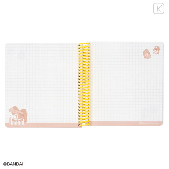 Japan Sanrio × The Bear's School Square Ring Notebook - Hello Kitty : Blue - 3