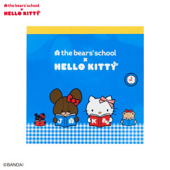 Japan Sanrio × The Bear's School Square Memo Pad - Hello Kitty : Blue