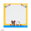 Japan Sanrio × The Bear's School Square Memo Pad - Hello Kitty : Blue - 4