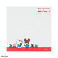 Japan Sanrio × The Bear's School Square Memo Pad - Hello Kitty : Blue - 5